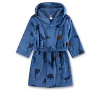 Sanetta - Kid's Bathrobe AOP - Peignoir de bain - 92 - navy