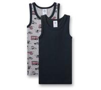Sanetta - Kid's Doppelpack Top 337293 - Débardeur - 104 - bright grey melange