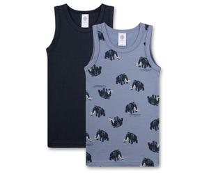 Sanetta - Kid's DP Shirt 337071+337072 - Débardeur - 80 - stone wash