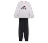 Sanetta - Kid's Pyjama Long 245946 - Pyjama - 188 - bright grey melange