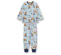 Sanetta - Kid's Pyjama Long AOP 233625 - Pyjama - 98 - blue pale