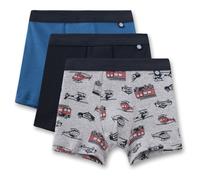 Sanetta - Kid's Set Shorts 337306 3-Pack - Sous-vêtement - 140 - bright grey melange