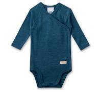Sanetta - Kid's Wrapover Body 1/1 Wool - Sous-vêtement mérinos - 44/50 - steel blue