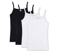 Sanetta Maillot de corps noir / blanc, Taille 176