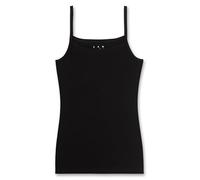 Sanetta Maillot de Corps pour Fille., Noir (Super 10015)., 10 Ans