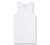 Sanetta Maillot de Corps pour garçon | Maillot de Corps de Haute qualité et Durable en Coton pour garçon, Blanc., 128