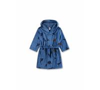 Sanetta - Kid's Bathrobe AOP - Peignoir de bain - 104 - navy