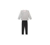 SANETTA Pyjama 2 pièces pour fille, t-shirt à manches longues et pantalon crème | 164