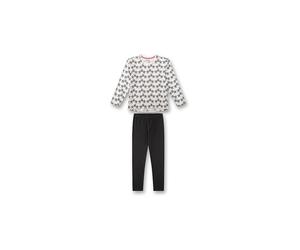 SANETTA Pyjama 2 pièces pour fille, t-shirt à manches longues et pantalon crème | 164