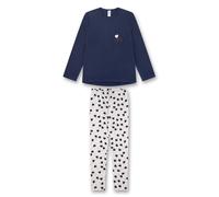 Sanetta Pyjama bleu foncé / blanc, Taille 152