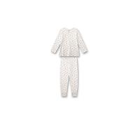 SANETTA Pyjama fille 2 pièces, T-shirt à manches longues et pantalon crème | 128