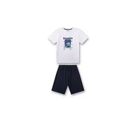 SANETTA Pyjama garçon 2 pièces T-shirt et short blanc | 152