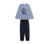 Sanetta Pyjama marine / bleu-gris / gris, Taille 176