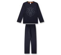 Sanetta Pyjama 'Tiger' bleu foncé / gris, Taille 176