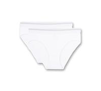 Sanetta Rioslip Lot de 2 Slips Blanc, 164 Fille