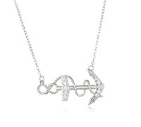 Sanetti Inspirations" Infinite Anchor Necklace
