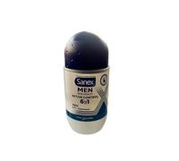 Sanex 3 x Déodorant roll-on Men Dermo Active Control pour peaux normales 50 ml