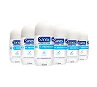 SANEX - Anti-transpirant Bille Derma Care Protector - Protection 48h - Lot de 6x53ml