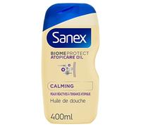 Sanex - BiomeProtect Atopicare Oil Calming - Huile de douche - Peaux réactives à tendance Atopique - 400 ml