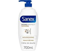 SANEX - BiomeProtect Surgras Nourishing Respectueuse du Microbiome Cutané -Gel douche Mixte - Homme et Femme, 700 ml