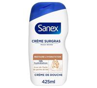 SANEX - Crème de Douche Derma Care Surgras - Hydratation 12h - Peaux Sèches - 425ml