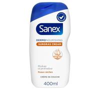 SANEX - Crème Douche Hydratante Surgras, Confort Optimal pour Peaux Sèches (Flacon 400 mL) - lot de 3 - Vendu par Lot