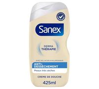 SANEX - Crème Douche Hydratation Intense pour Peaux Très Sèches, Répare et Apaise (Flacon 425mL) - lot de 3 - Vendu par Lot