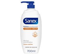 SANEX - Crème Douche Surgras Hydratante, Douceur Intense pour Peaux Sèches, Flacon 700mL - Le lot de 3