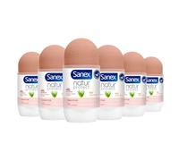 SANEX - Déodorant bille Natur Protect Aloe Vera Bio Peaux Sensibles 48 h 50ml - protège contre les odeurs pendant 48 heures - testé sous contrôle dermatologique - ne contient pas d’alcool*