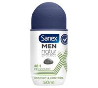 Sanex Déodorant à bille pour Homme Natur Protect Respect & Control Pierre d'alun 24 h 50 ml