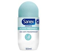 SANEX - Déodorant Roll-On Anti-Transpirant 48H, Protection Fraîcheur Dermo Active au Quotidien - lot de 3 - Vendu par Lot