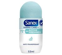 SANEX - Déodorant Roll-On Anti-transpirant Derma Care+ Active Freshness - Longue Durée - 53ml