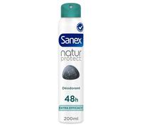 SANEX - Déodorant spray anti-transpirant 48h, fraîcheur naturelle à la pierre d'alun (200 mL) - lot de 3 - Vendu par Lot