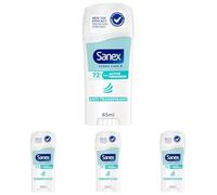 SANEX - Déodorant Stick Anti-transpirant Derma Care+ Active Freshness - Protection 72h contre la transpiration et les odeurs - Formule douce pour une peau nourrie et sans irritation - 65ml (Lot de 4)