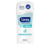 SANEX - Déodorant Stick Anti-transpirant Derma Care+ Active Freshness - Protection 72h contre la transpiration et les odeurs - Formule douce pour une peau nourrie et sans irritation - 65ml