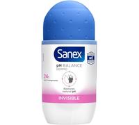 Sanex pH Balance Dermo Invisible Déodorant Roll-On pour homme ou femme 50 ml
