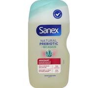 SANEX - Gel Douche Bio Agave Apaisant - Pour Peaux Sensibles - Prébiotique Naturel Issu de l’Agave Bio - Hydrate & Apaise la Peau - Hydratation 12h - 425ml