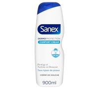 SANEX - Gel douche crème DermoProtection - Tous types de peau - 900 ml
