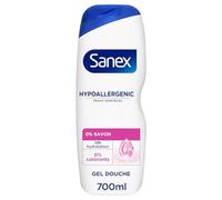 SANEX - Gel Douche Derma Care - Hypoallergénique - 12h d'Hydratation - Peaux Sensibles - 700ml