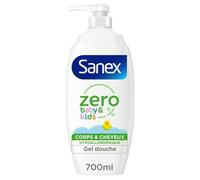 SANEX - Gel Douche Hypoallergénique Enfant Douceur Corps & Cheveux, Texture Douce (700 mL) - lot de 3 - Vendu par Lot