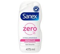 SANEX - Gel Douche Hypoallergénique pour Peaux Sensibles, Douceur et Protection Optimale (Flacon 475mL) - Lot de 3 - vendu par Lot