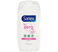 Sanex Gel douche hypoallergénique Zero% Sensitive 450 ml | 0 % parfum, colorants, sulfates* et savon | 8 heures d'hydratation | testé dermatologiquement | ingrédients d'origine naturelle à 93 % **