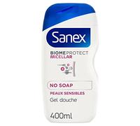 SANEX - Gel Douche Sanex BiomeProtect Micellar - Sans Savon/No Soap - Respectueux du Microbiome Cutané - Peaux Sensibles - 400 ml