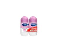Sanex Invisible, déodorant à bille pour femmes et hommes, paquet de 2 x 50ml