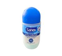 Sanex Lot de 3 déodorants roll-on « Dermo Extra Control » pour peaux normales 50 ml