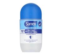 Sanex Lot de 6 déodorants à bille pour femme « Derma Care+ Extra Control » 72h 53 ml