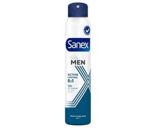 Sanex Lot de 6 déodorants Men Dermo Active Control pour peaux normales 200 ml