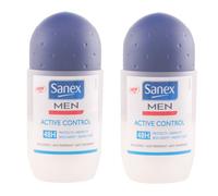 Sanex Men Active Control Dã©Odorant Roll On 2x50ml