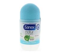 Sanex Natur Protect Lot de 6 déodorants à bille Invisible au bambou frais 50 ml