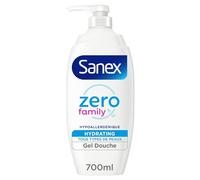 SANEX - Pompe Gel douche Zéro Family Pompe - Pour toute la famille - sans savon - 700ml